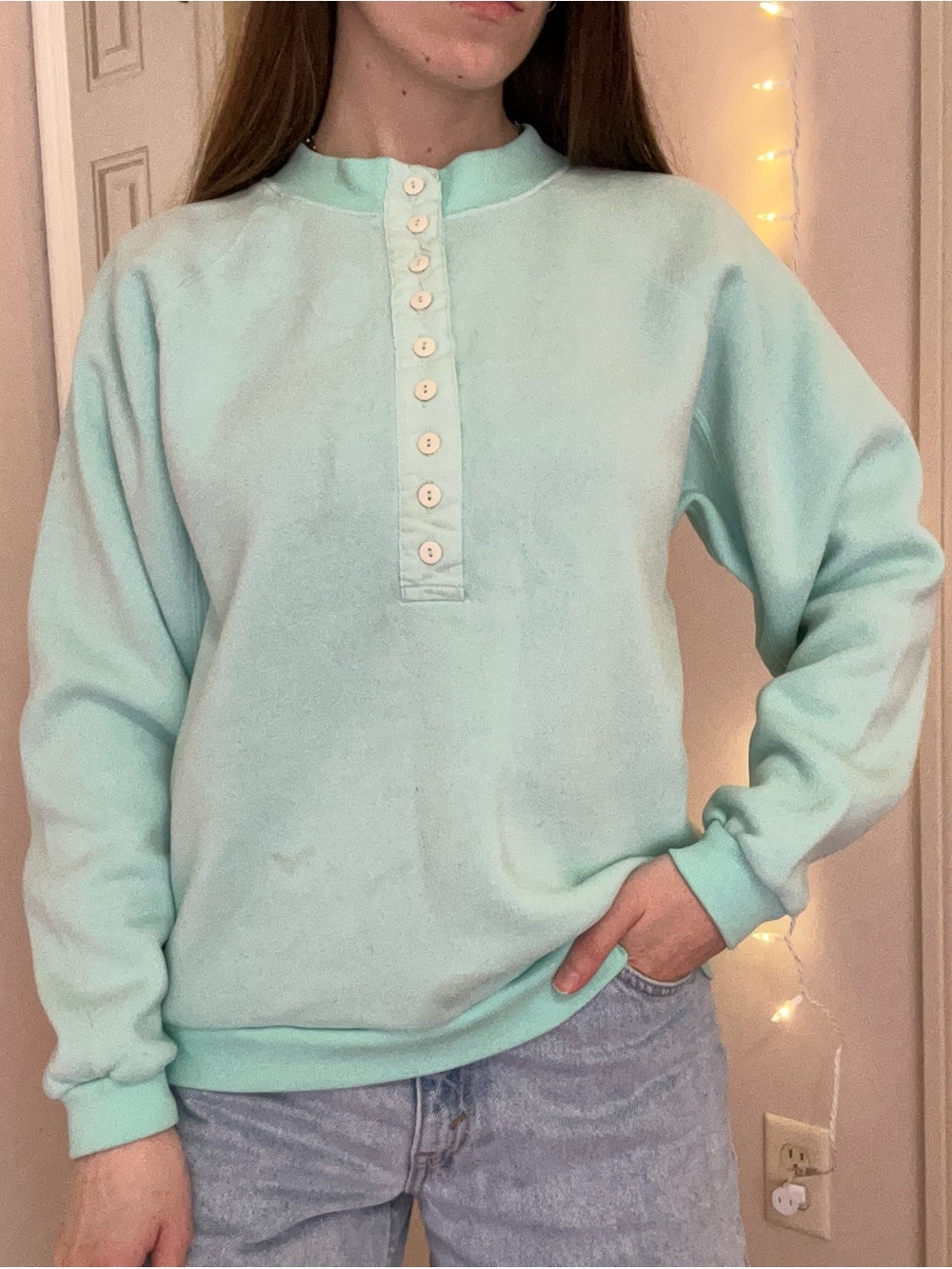 Vintage Mint Crewneck Sweatshirt
